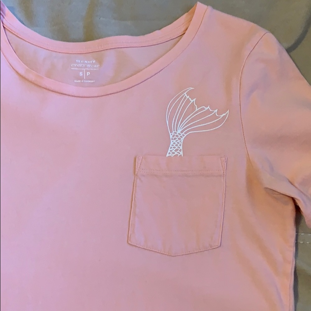 Mermaid Pocket T- Shirt